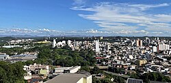 Vista parcial de Ipatinga MG a partir do Morro do C3